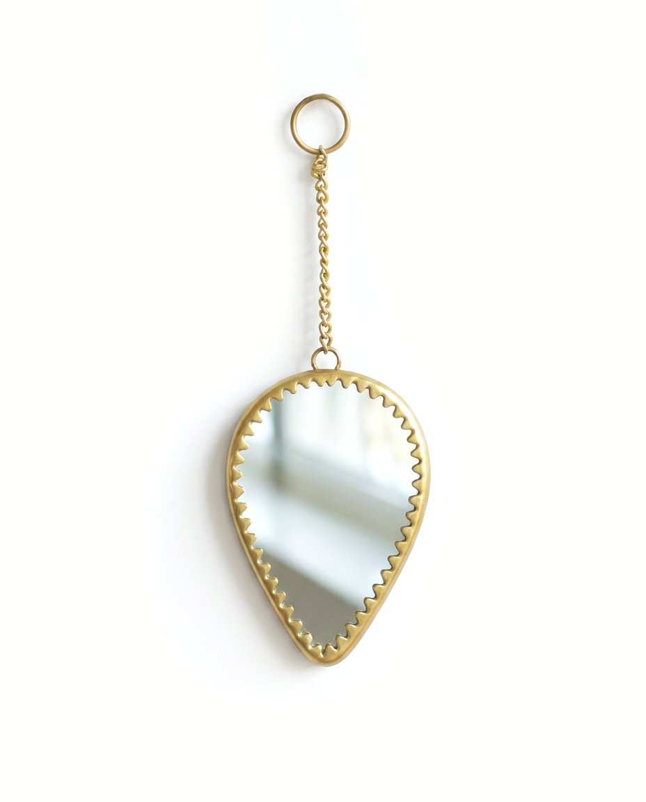 Ornement miroir en forme de larme TI2108 