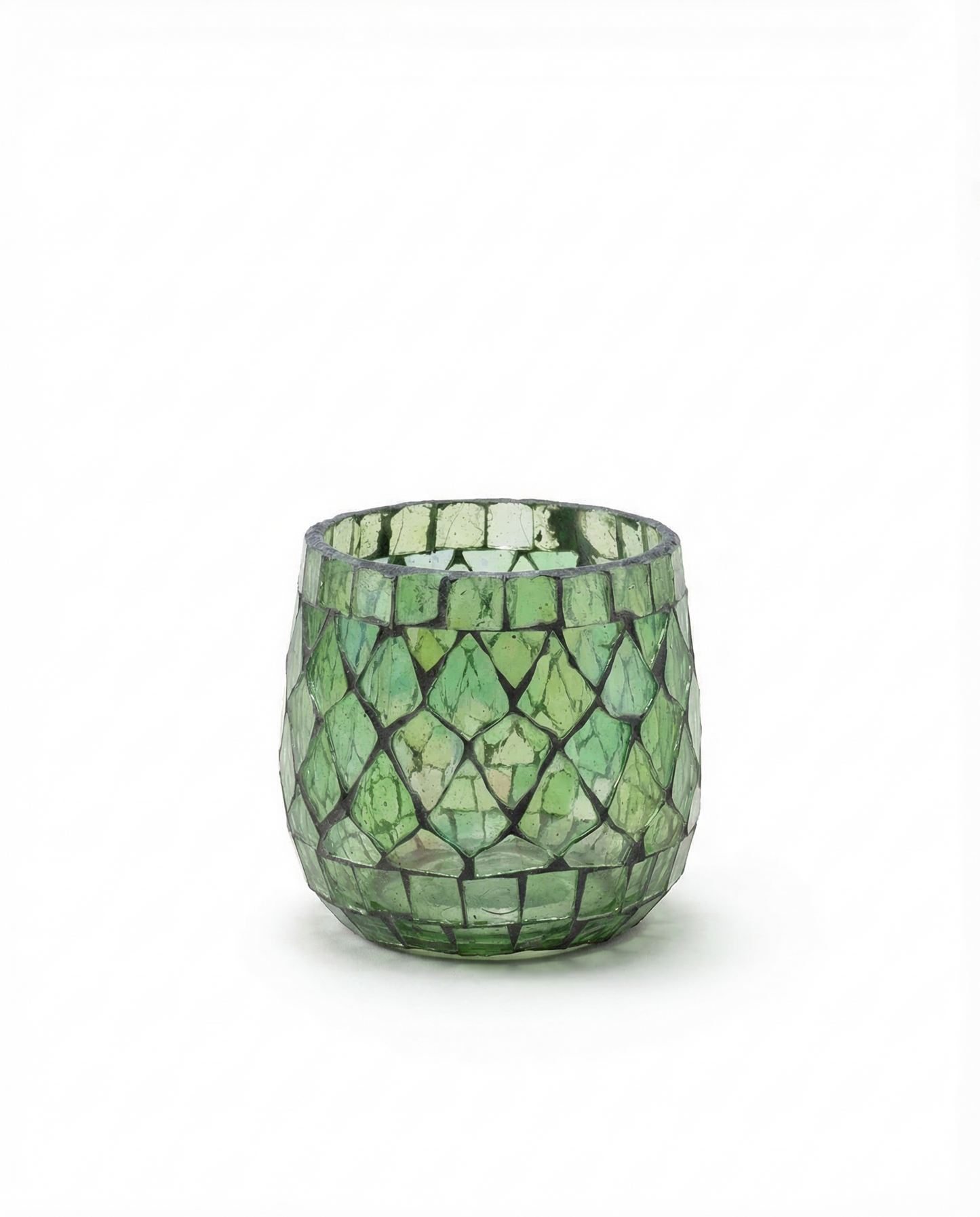 Tealightholder mosaic green WEL139