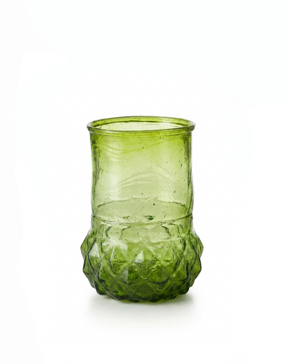 Vaas gerecycled glas groen WEL200