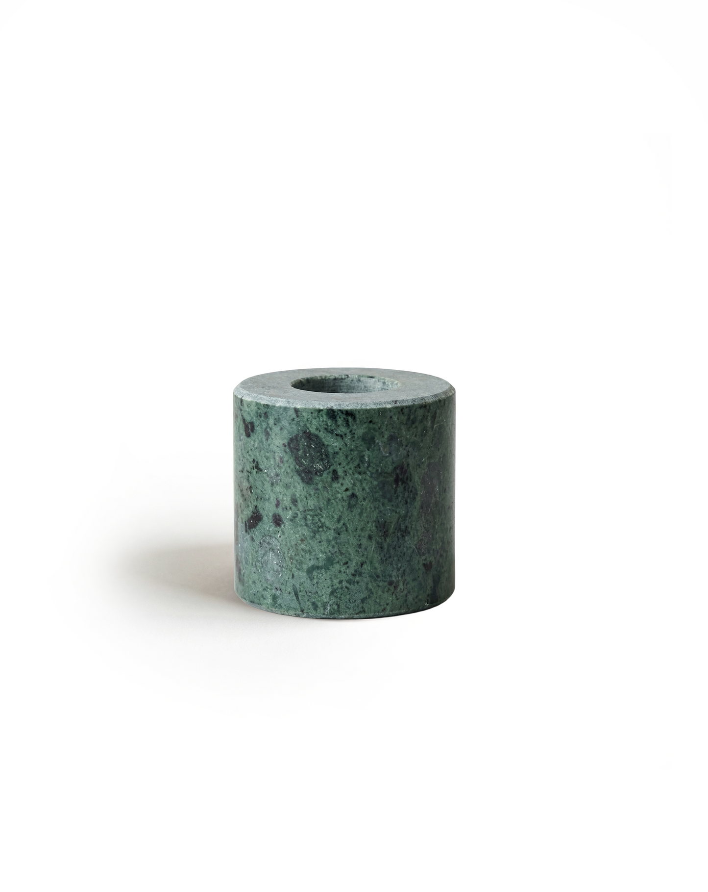 Kaarsenhouder groen marmer MJ-95