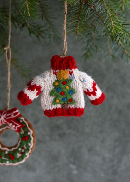 Ugly christmas Jumper red
