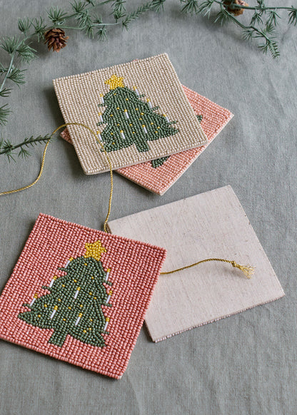 Coasters Christmas tree s/4 AKS006
