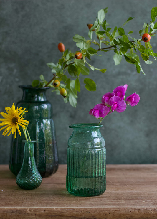 Vase recycled glass DE0052