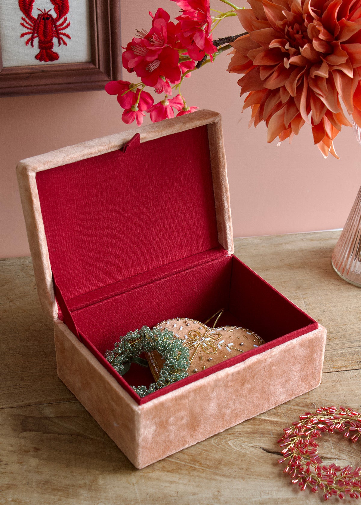 Folk Bloemen Doos Zacht Perzik AKS589318A