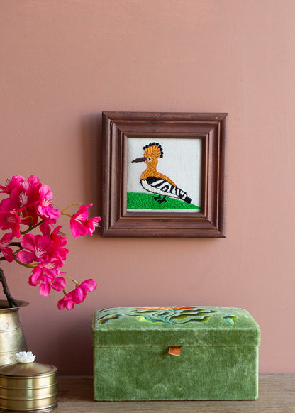 Embroidery Frame Hoopoe Bird AKS589311