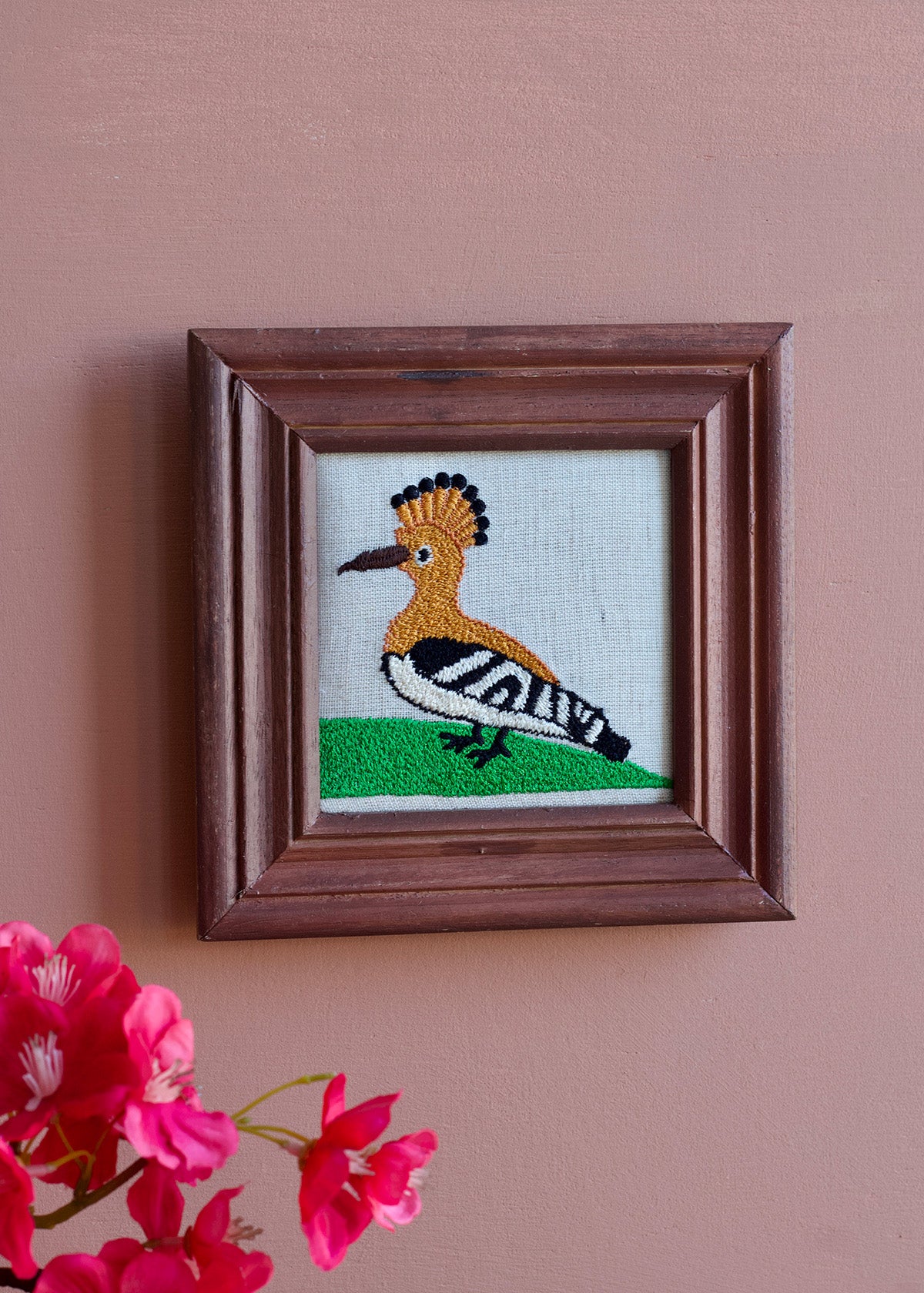 Embroidery Frame Hoopoe Bird AKS589311