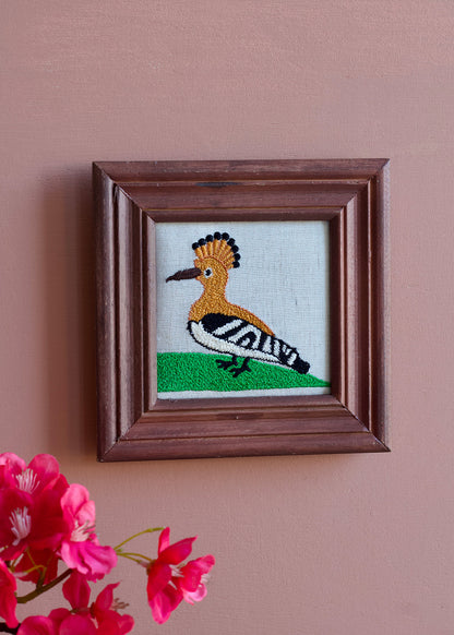 Embroidery Frame Hoopoe Bird AKS589311