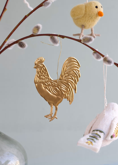 Rooster Ornament NAW495