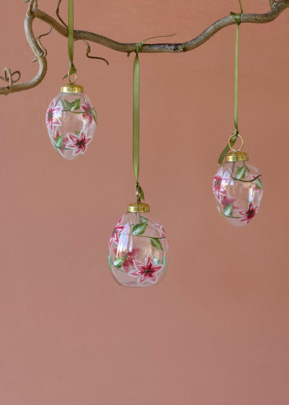 Glass egg Botanical Bloom WEL281