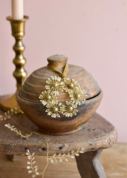 BLOEMORNAMENT MET KRALEN WD130