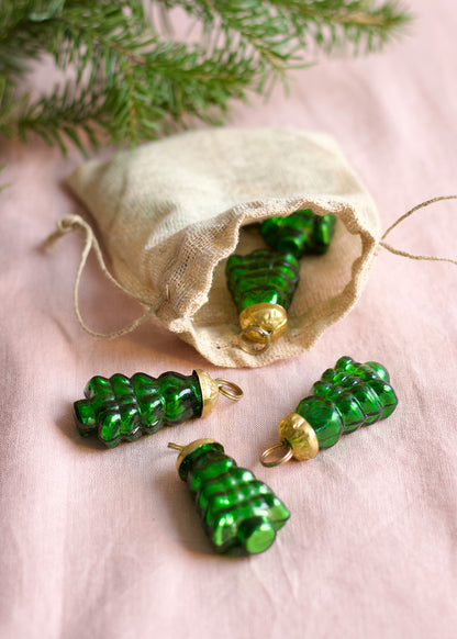 trees shiny green set/9 WEL288