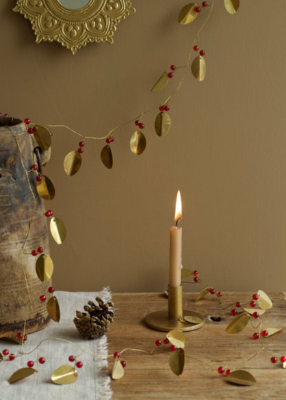 Garland leaves with red berries EW-4622B