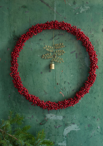 Wreath Red Berries L EW-5476