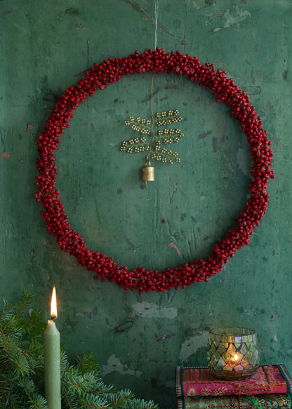 Wreath Red Berries L EW-5476