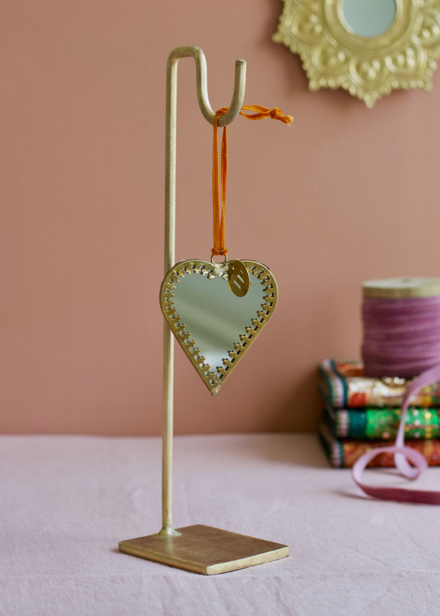mirror ornament heart TI4001