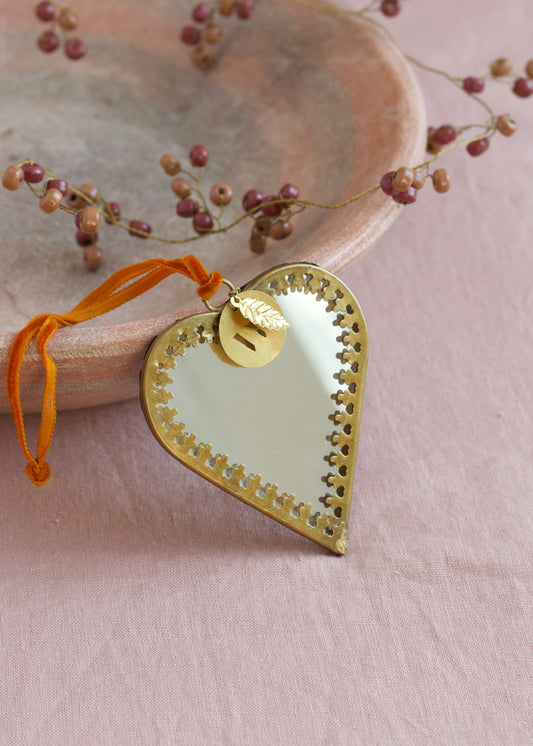 mirror ornament heart TI4001