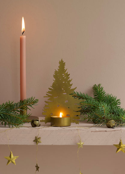 Waxinelichtjeshouder kerstboom NAW1360