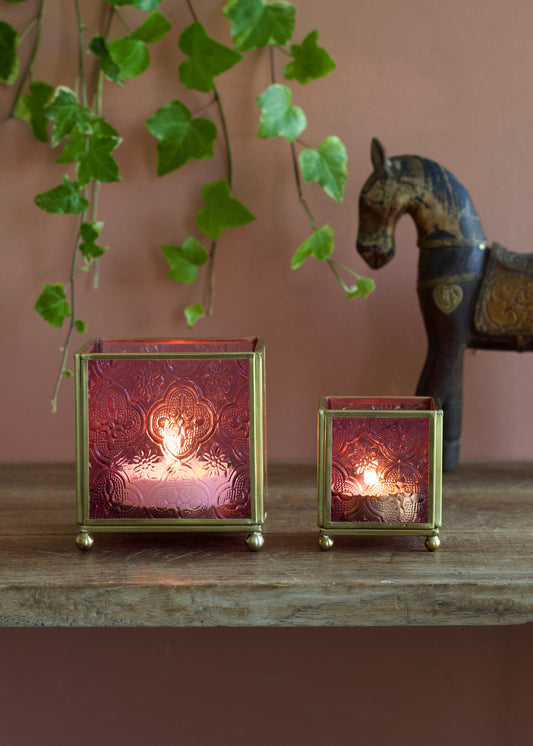 T-Light Holder Soft Pink OPU023
