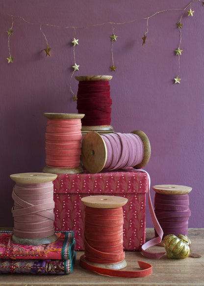 Plain velvet ribbon AE2848