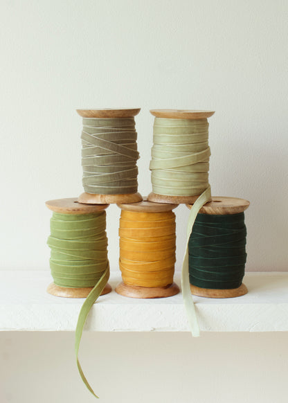 Plain velvet ribbon AE027
