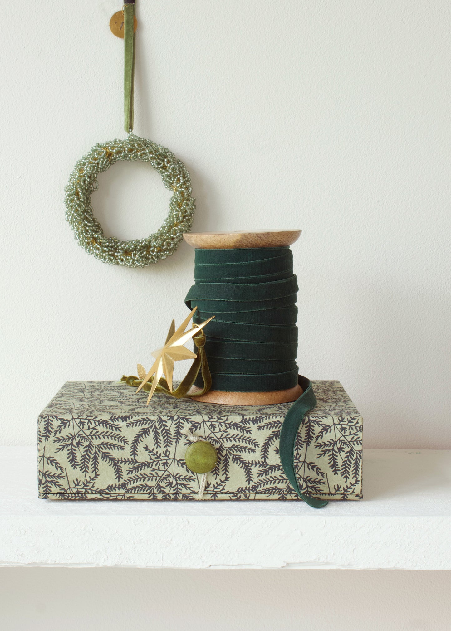 Plain velvet ribbon AE006