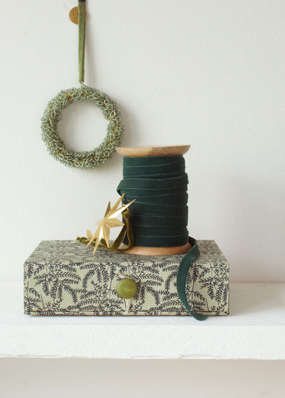 Plain velvet ribbon AE006