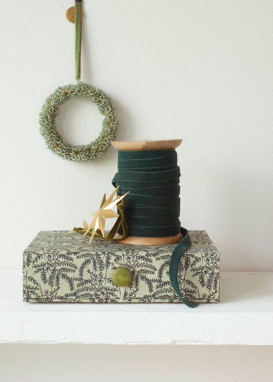 Plain velvet ribbon AE006