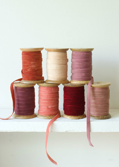 Plain velvet ribbon AE2848