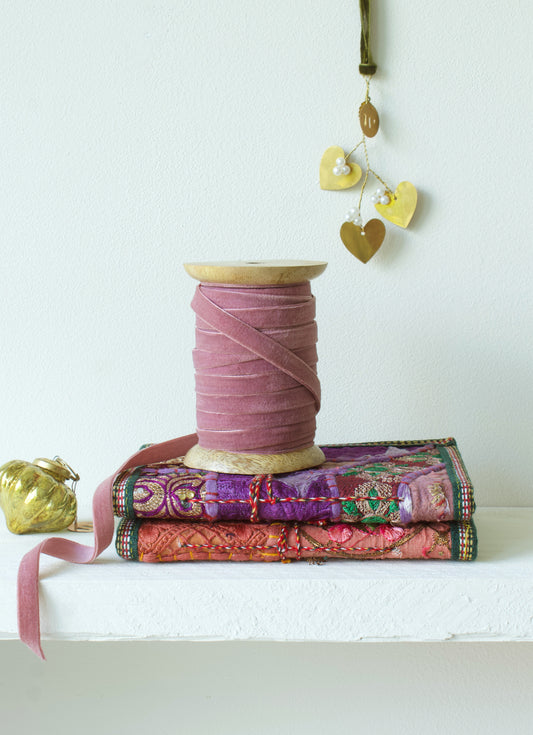 Plain velvet ribbon AE2848