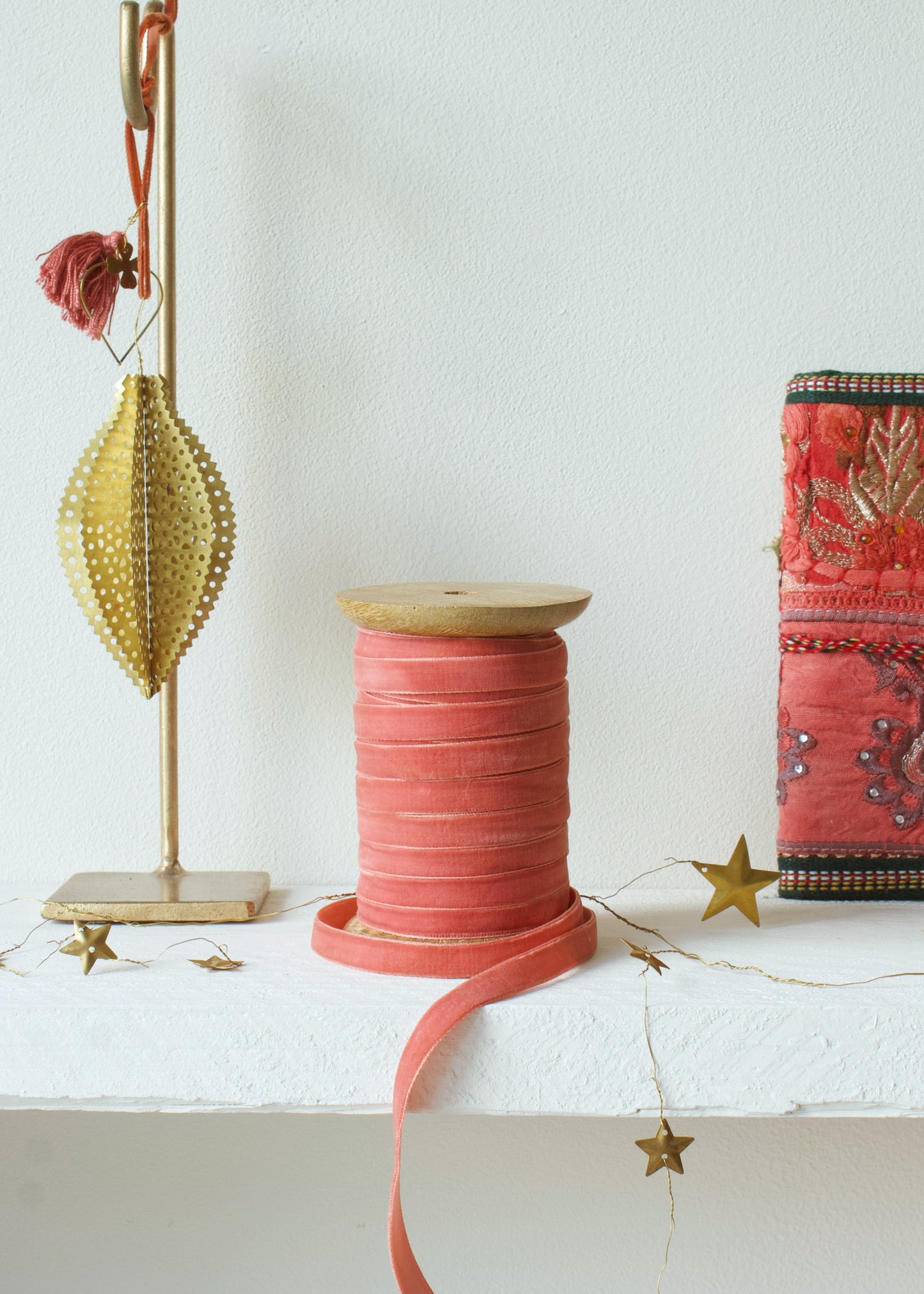 Plain velvet ribbon AE3039