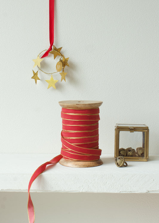 Ribbon golden rim AE343