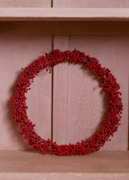 Wreath Red Berries L EW-5476