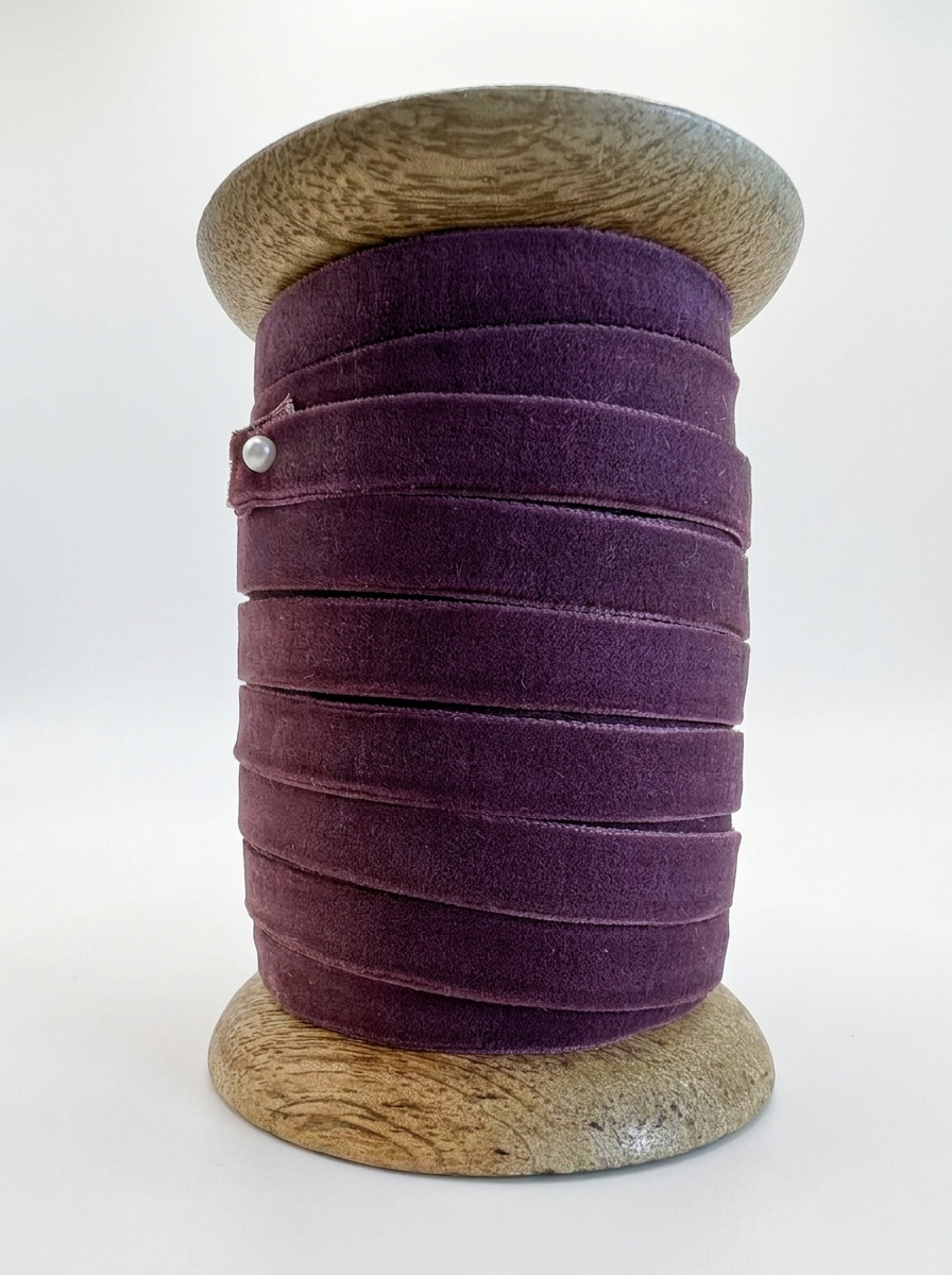 Plain velvet ribbon AE2852