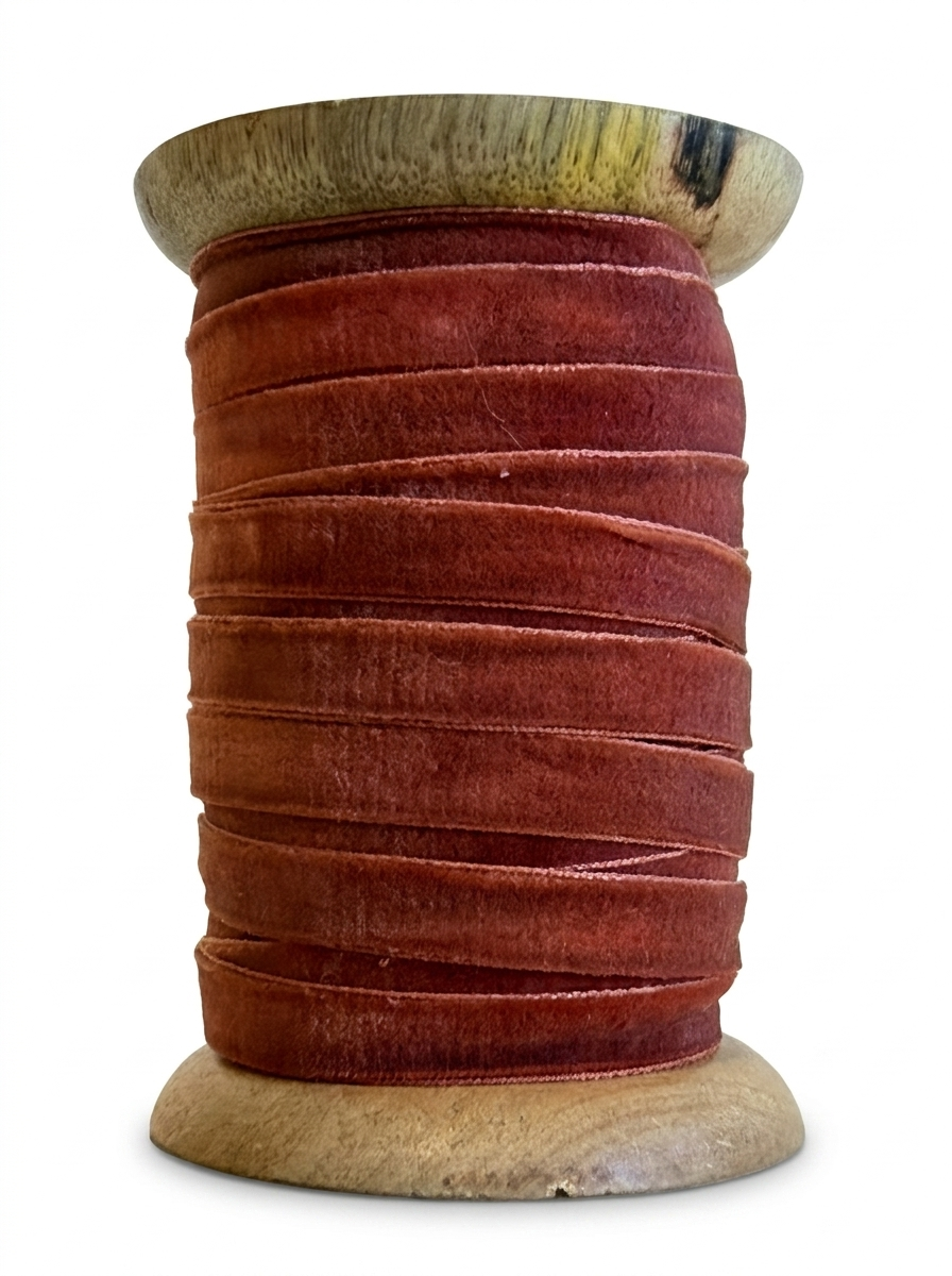 Plain velvet ribbon AE3612