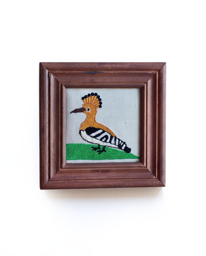 Borduurraam Hoopoe Vogel AKS589311