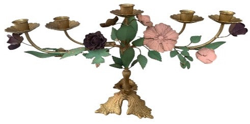 Candle holder flower ALI004