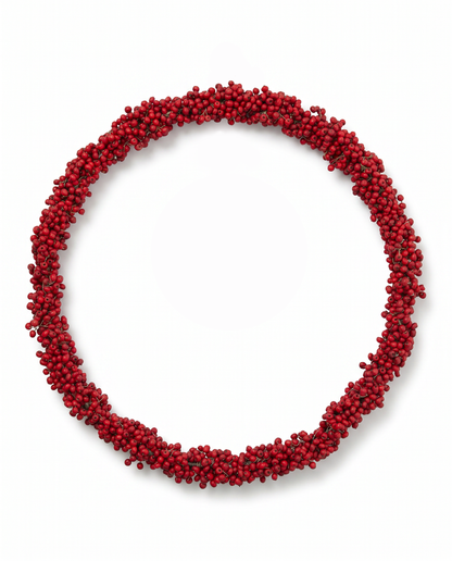 Wreath Red Berries L EW-5476