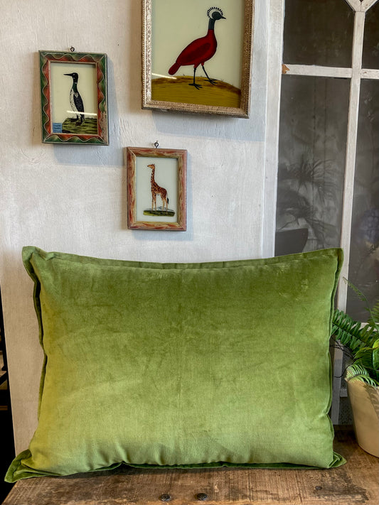 Fern velvet cushion cover BHAT027
