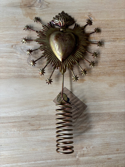 tree topper sacred hearts NAW23153