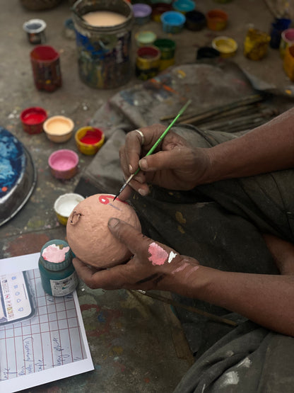 Paper Mache ball Kingfisher MJ25461