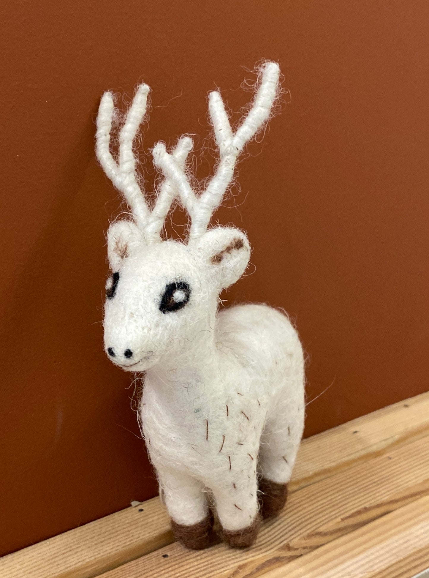Felt deer ornament