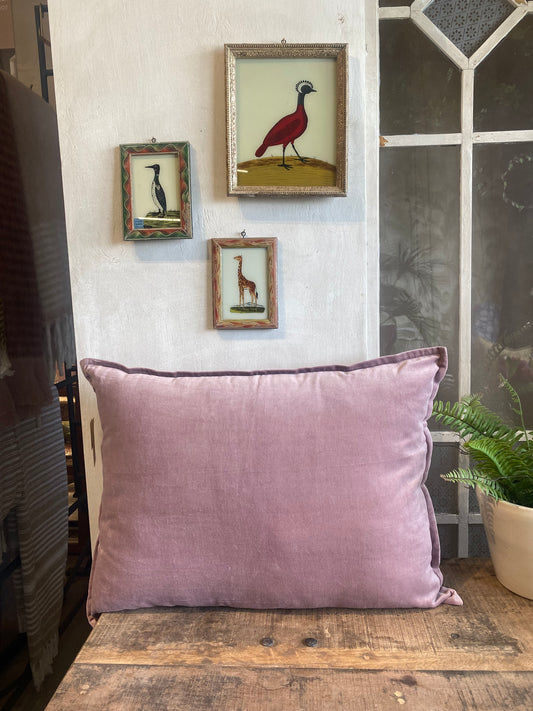 Woodrose velvet cushion cover BHAT019