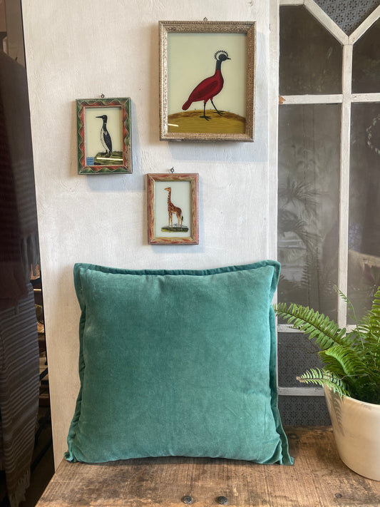 Lillipad velvet cushion cover BHAT024