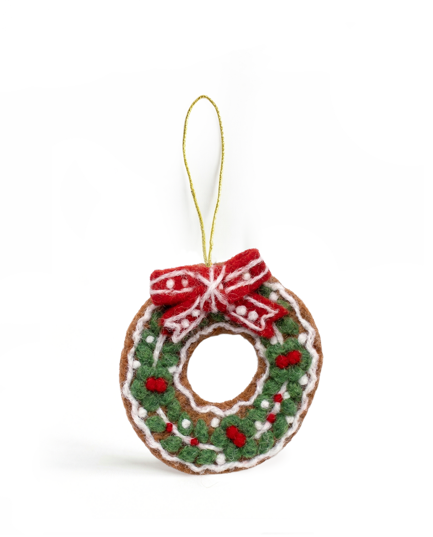 Vilt kerstkrans NEP103