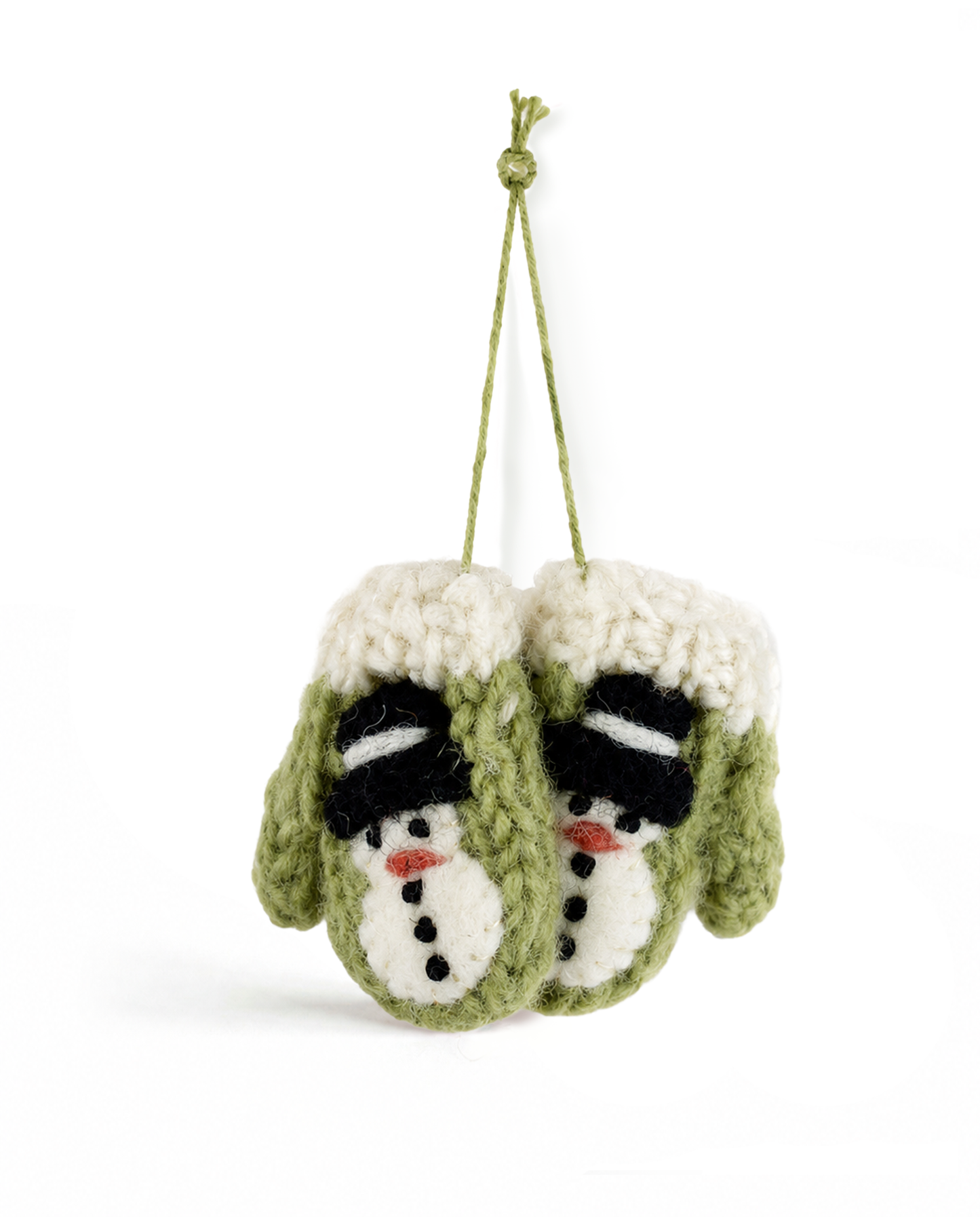 Wanten sneeuwpoppen groen NEP107