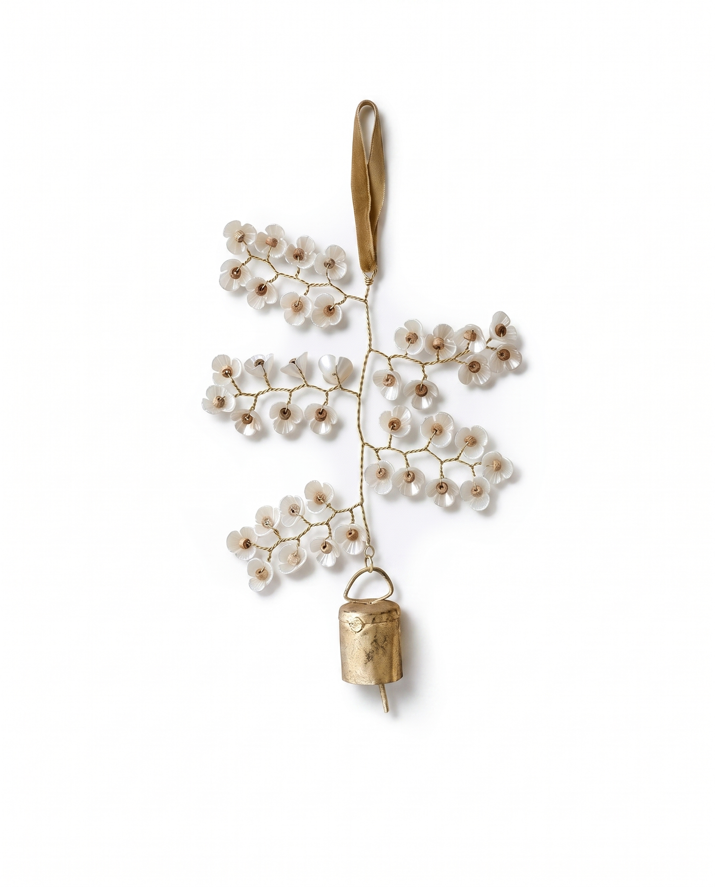 Almond Blossom Bell Ornament WD112