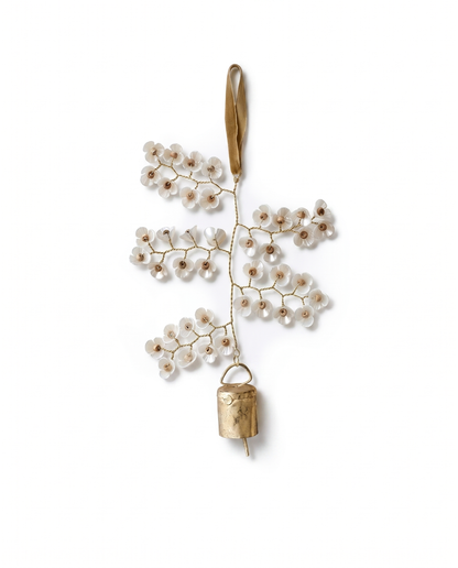 Almond Blossom Bell Ornament WD112