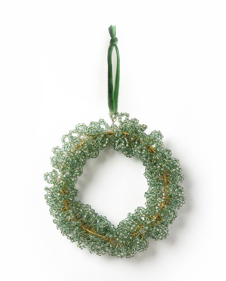 Celadon Mist gekrulde krans WD121