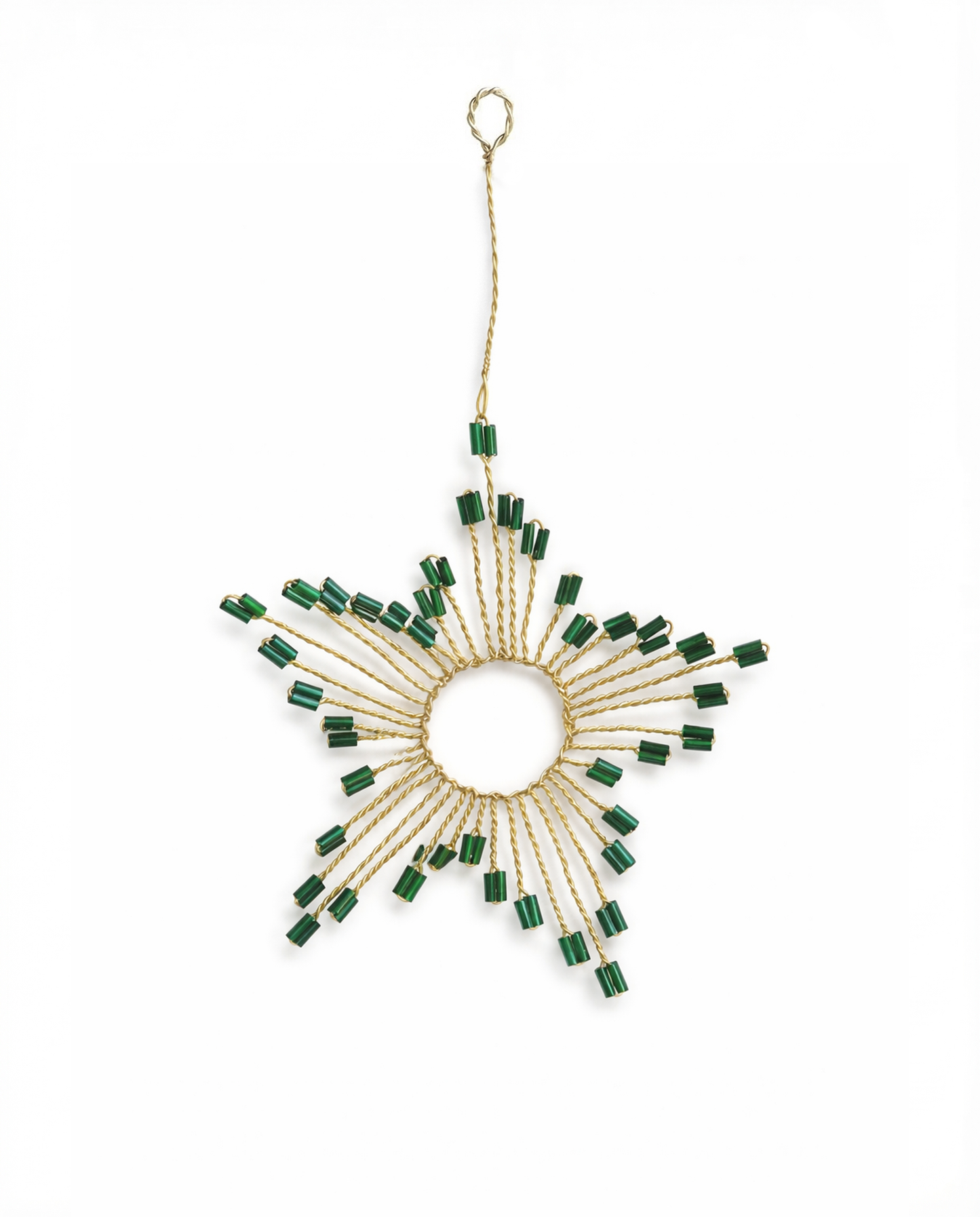 Groen Ster Ornament WD75
