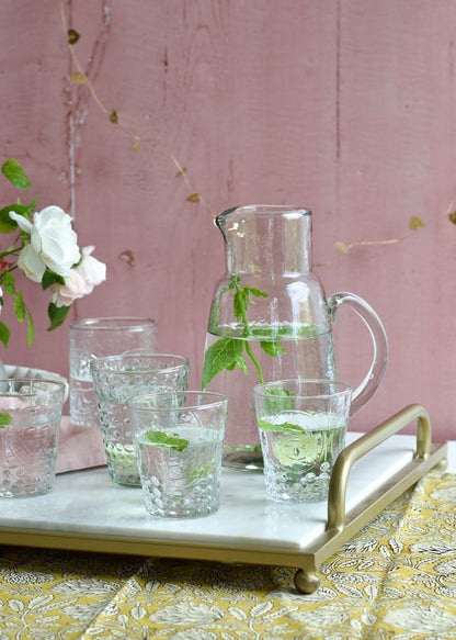 White marble tray E056
